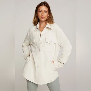 Good American Fleece Shacket Size 1/2